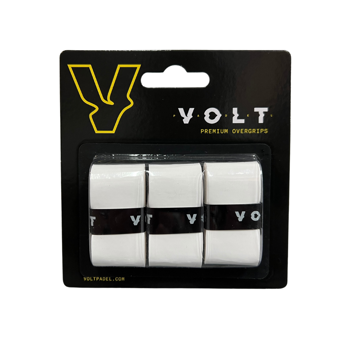 Volt Padel Premium Overgrip White 3 pack